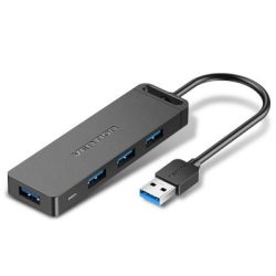 Vention 4 Ports USB3.0 HUB 0.15M Black