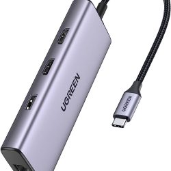 UGREEN USB C To HDMI + USB30 A + USB20 A 2 Ports + PD Power Converter