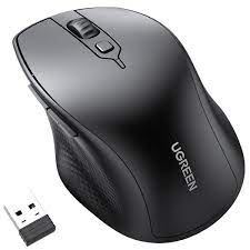 UGREEN Ergonomic Wireless & Bluetooth Mouse (Without Battery) – UG-90395