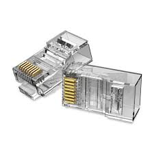 Vention Cat.6A UTP RJ45 Modular Plug Transparent 100 Pack, IDGR0-100