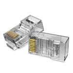 Vention Cat6A UTP RJ45 Modular Plug Transparent 100-Pack, IDGRO-100