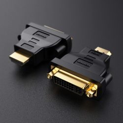 Vention HDMI Male To DVI(24+5) Female Adapter Black, ECCBO