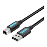 Vention 1M USB 2.0 A Male to B Male Cable Black PVC Type, COQBF