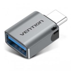 Vention USB-C Male to USB 3.0 Female OTG Adapter Gray Aluminum Alloy Type-CDQHO