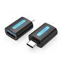 Vention USB C Male to USB 30 Female OTG Adapter Black PVC Type CDUBO