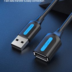 Vention USB 20 A Male To A Female Extension Cable 15M Black CBIBG