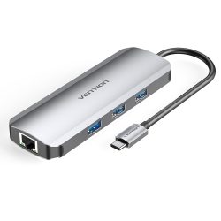 Vention Multi-function USB-C 8 in 1 Docking Station 0.15M-TOKHB