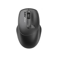 Promate EZGrip Ergonomic Wireless Mouse - Black