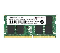 Transcend 32GB JM DDR5 4800 SO-DIMM 2Rx8 2Gx8 CL40 1.1V