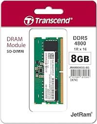 Transcend 8GB DDR5 JM4800 U-DIMM 1Rx16 1Gx16 CL40 1.1V