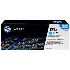 HP 122A Cyan Original LaserJet Toner Cartridge, Q3961A