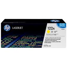 HP 122A Yellow Original LaserJet Toner Cartridge, Q3962A