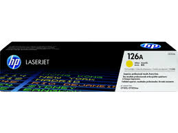 HP 126A Yellow Original LaserJet Toner Cartridge, CE312A