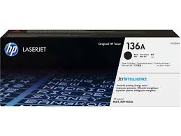 HP 136A Black Original LaserJet Toner Cartridge, W1360A