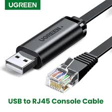 UGREEN CM204 USB-A to RJ45 Console Cable 1.5 m