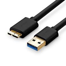 UGREEN USB-A 3.0 to Micro USB 3.0 Male Cable 0.5m (Black)