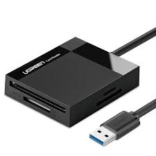 UGREEN CR125 4-in-1 USB 3.0 Card Reader, 0.5m