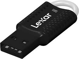 Lexar 32GB JumpDrive V40 USB 2.0 Flash Drive, Black