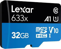 Lexar microSDHC 633X Memory Card 32GB without SD Adapter