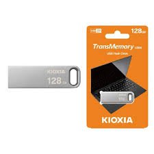 KIOXIA TransMemory U366 128GB Flash Drive USB 3.2, Metalic