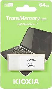 Toshiba KIOXIA TransMemory U202W 64GB Flash Drive USB 2.0, White